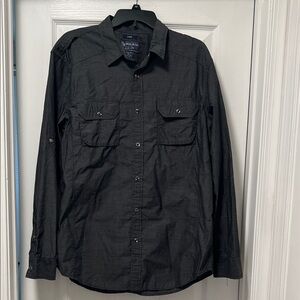 American Rag Gray Men’s Button-Up Shirt